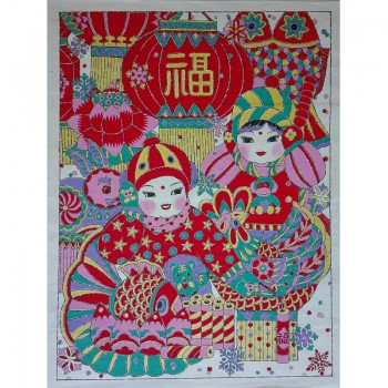 临朐手绘年画